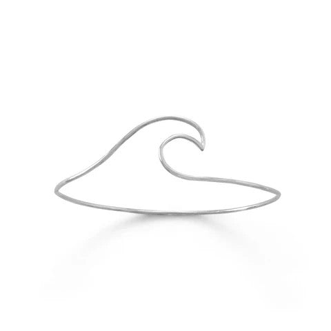 Tidal Embrace Wave Bangle