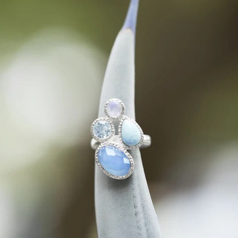 Celestial Serenity Cluster Ring