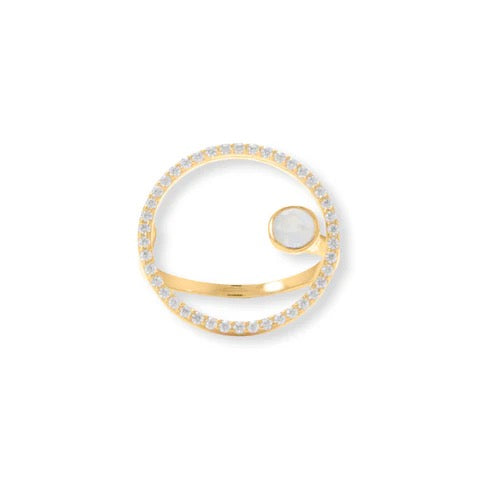 Radiant Halo Ring
