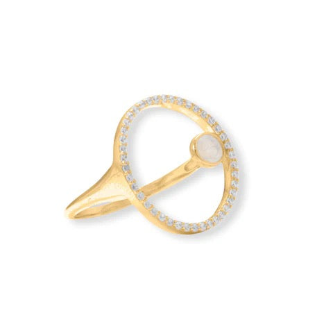 Radiant Halo Ring