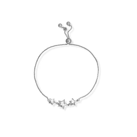 Starlight Trio Adjustable Bolo Bracelet