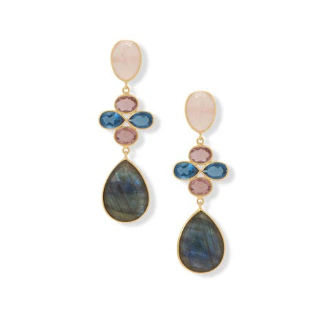 Elysian Glow Drop Earrings