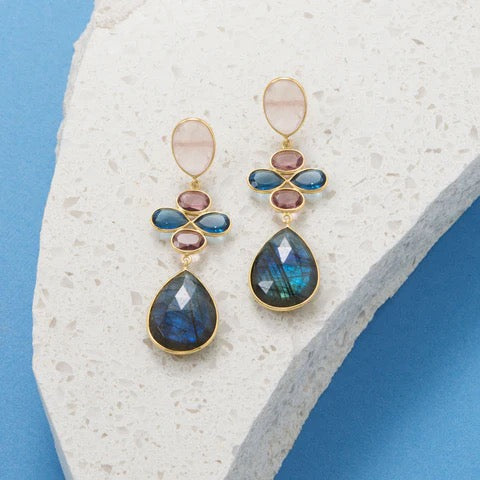 Elysian Glow Drop Earrings