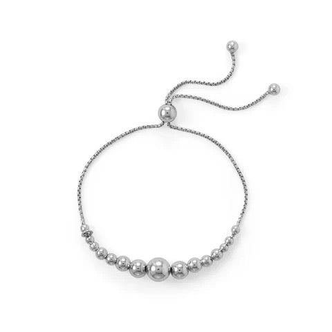 Radiance Graduated Bead Bolo Bracelet