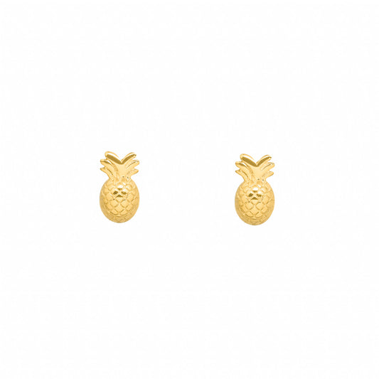 Golden Pineapple Spark Studs