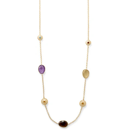 Desert Meadow Stone Necklace